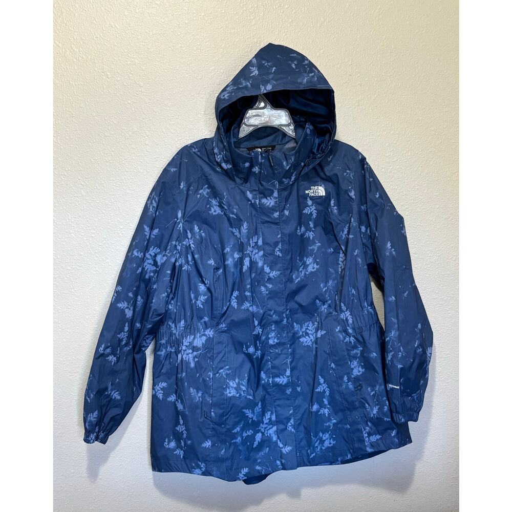 Women’s North Face Resolve Plus Jacket Coat Rain Dryvent, Size 2X 2XL